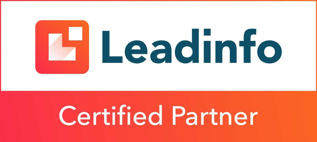 Abdruck der Partnerplakette von Leadinfo
